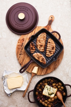 Logo trade corporate gifts picture of: VINGA Monte enamelled grill pan