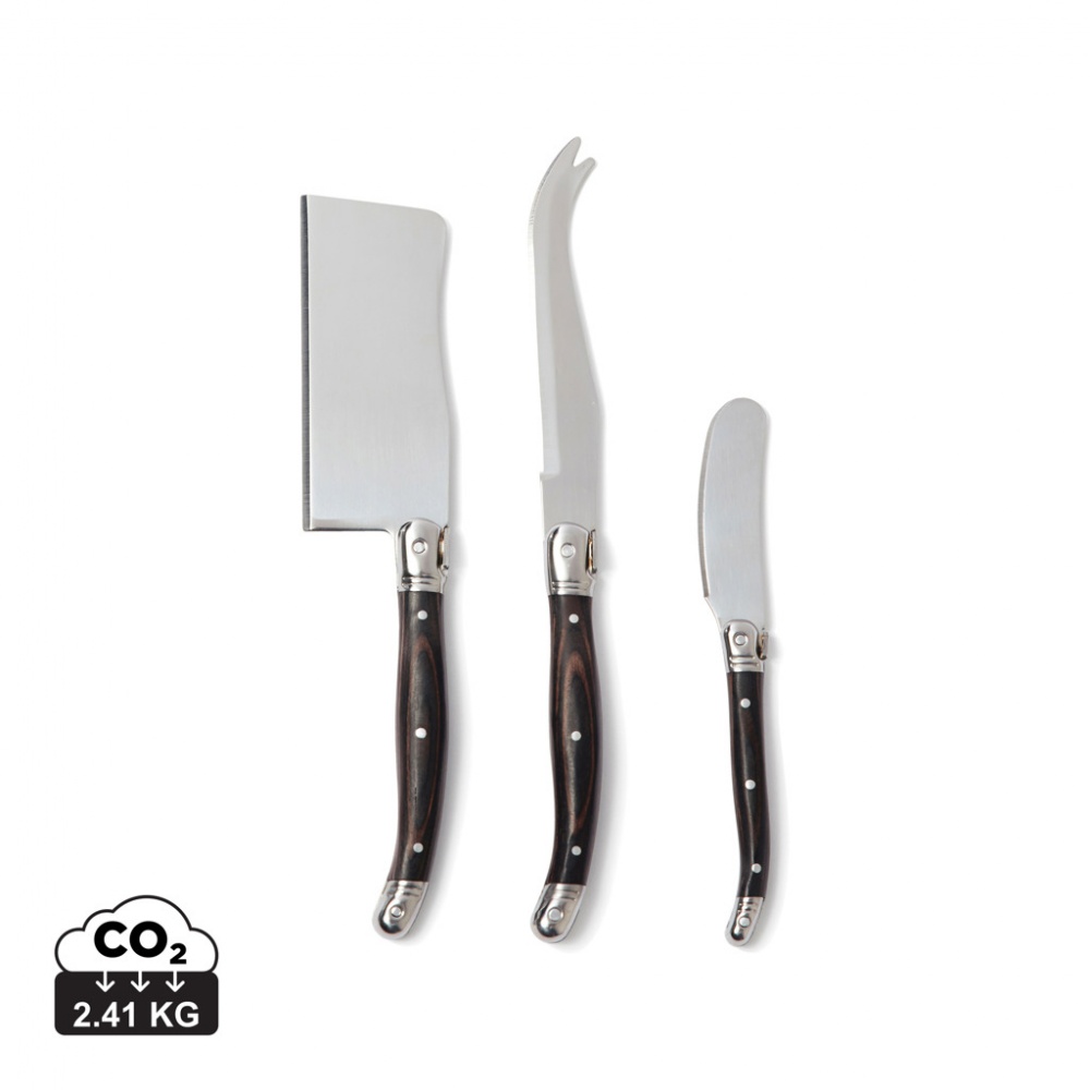 Logo trade corporate gifts image of: VINGA Gigaro cheese knives