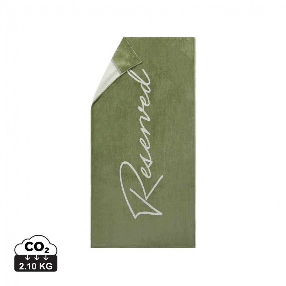 Logo trade business gift photo of: Vinga Lounge chair towel