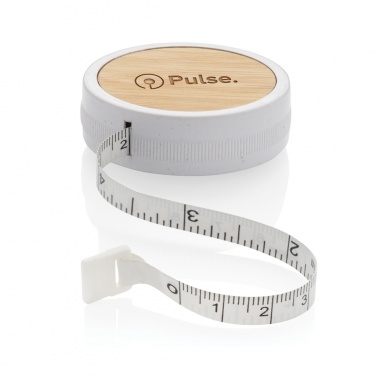 Logo trade promotional merchandise picture of: RCS recycled plastic & bamboo tailor tape