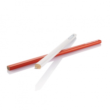 Logo trade promotional giveaway photo of: 25cm wooden carpenter pencil