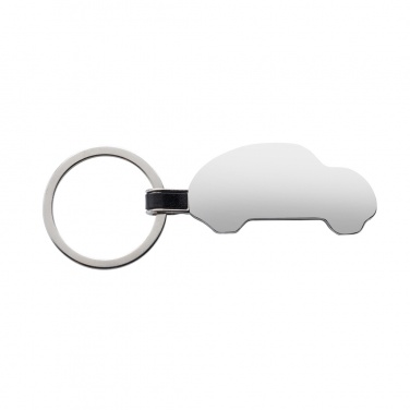 Logo trade promotional giveaway photo of: RCS recycled zinc alloy car keyring