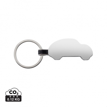 Logo trade promotional items image of: RCS recycled zinc alloy car keyring