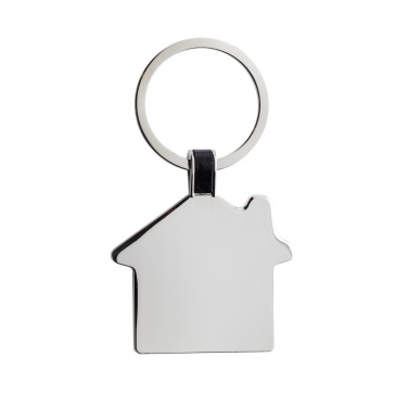 Logotrade business gifts photo of: RCS recycled zinc alloy house keyring