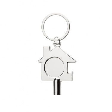 Logo trade promotional items image of: RCS recycled zinc alloy 3 in 1 keychain