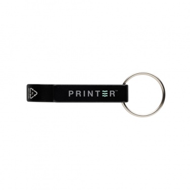 Logo trade promotional merchandise image of: RCS recycled aluminum bottle and can opener