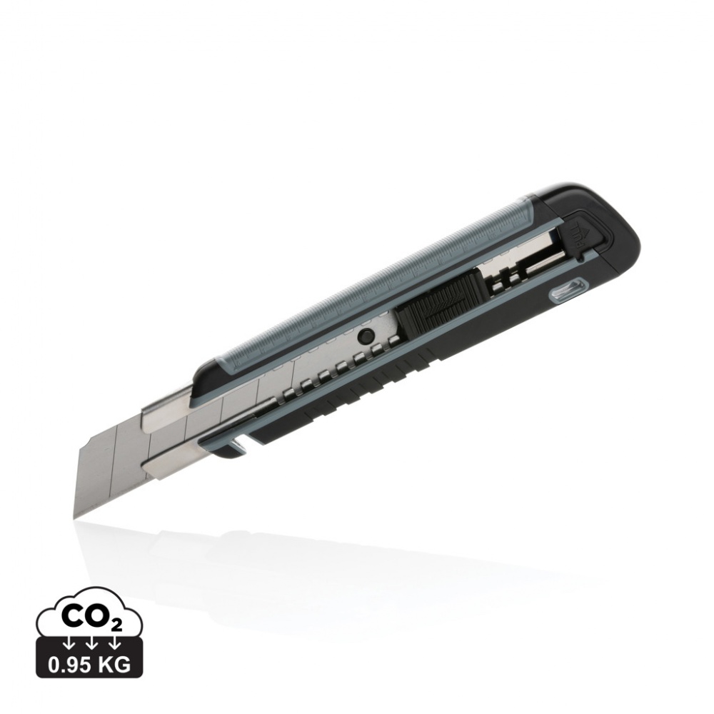 Logotrade corporate gift picture of: Refillable RCS rplastic heavy duty snap-off knife soft grip