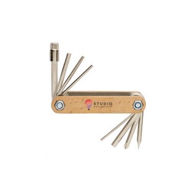 Logo trade promotional gifts picture of: Wooden hex tool