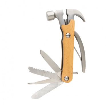 Logo trade promotional items image of: Wooden multi-tool hammer