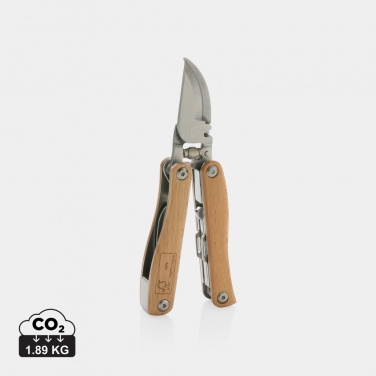 Logo trade promotional merchandise image of: Wooden garden multi-tool