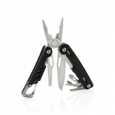 Logo trade advertising product photo of: Solid multitool with carabiner