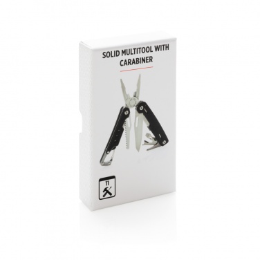 Logotrade corporate gift picture of: Solid multitool with carabiner