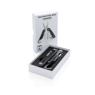 Logotrade promotional item image of: Solid multitool with carabiner