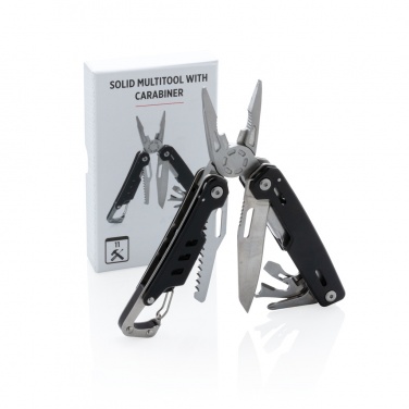 Logotrade promotional merchandise photo of: Solid multitool with carabiner