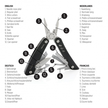 Logo trade business gifts image of: Solid multitool