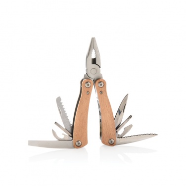 Logo trade promotional giveaways picture of: Wood multitool