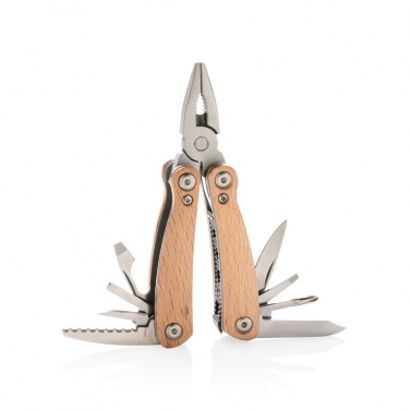 Logo trade corporate gifts image of: Wood multitool mini