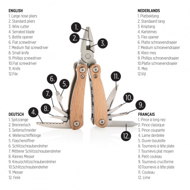 Logotrade corporate gift picture of: Wood multitool mini