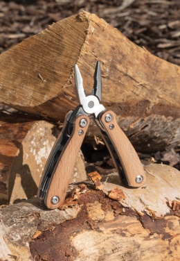 Logo trade advertising products image of: Wood multitool mini