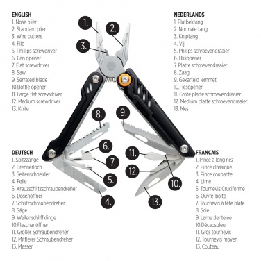 Logo trade promotional merchandise image of: Excalibur tool and plier