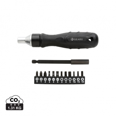 Logo trade advertising product photo of: Gear X ratchet screwdriver