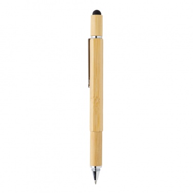 Logotrade advertising products photo of: Bamboo 5-in-1 toolpen