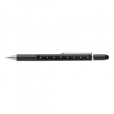 Logo trade advertising products image of: 5-in-1 aluminium toolpen