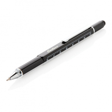 Logo trade promotional item photo of: 5-in-1 aluminium toolpen