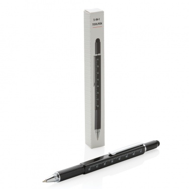 Logotrade promotional merchandise picture of: 5-in-1 aluminium toolpen