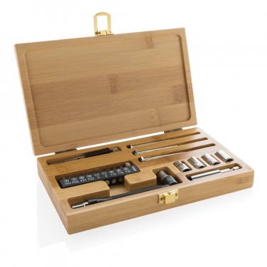 Logotrade promotional gift image of: Carvine 21 pcs bamboo tool set