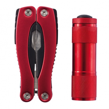 Logo trade promotional merchandise photo of: Multitool and torch set