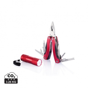 Logo trade promotional giveaway photo of: Multitool and torch set