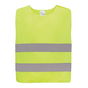 Logotrade promotional merchandise photo of: GRS recycled PET high-visibility safety vest 7-12 years