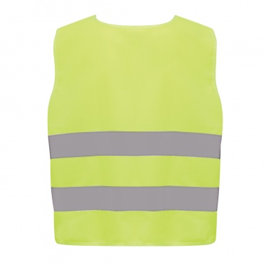 Logotrade promotional giveaway image of: GRS recycled PET high-visibility safety vest 7-12 years