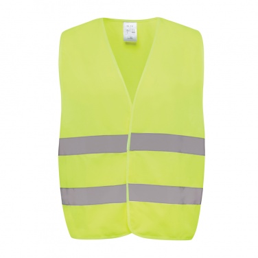 Logo trade promotional products image of: GRS recycled PET high-visibility safety vest