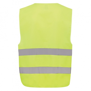 Logo trade promotional products image of: GRS recycled PET high-visibility safety vest