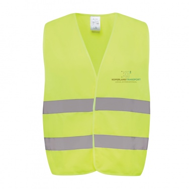 Logo trade promotional giveaways image of: GRS recycled PET high-visibility safety vest