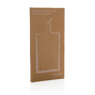 Logo trade promotional merchandise picture of: Ukiyo bamboo rectangle serving board