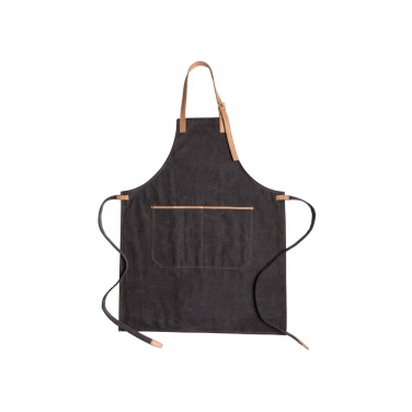 Logo trade business gifts image of: Deluxe canvas chef apron