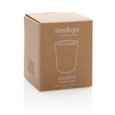 Logo trade promotional gifts image of: Ukiyo small scented candle in glass