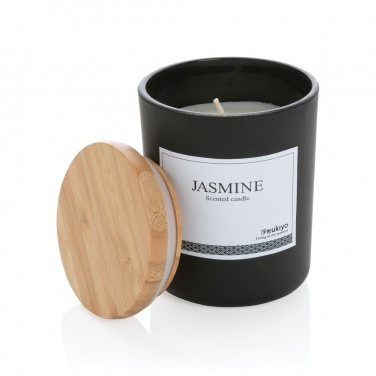 Logotrade promotional merchandise photo of: Ukiyo deluxe scented candle with bamboo lid