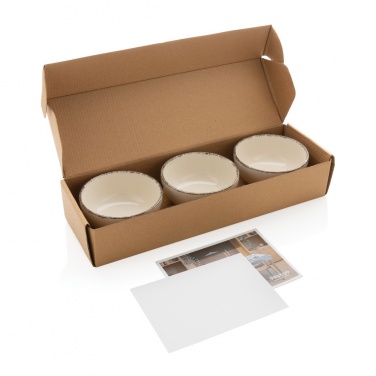 Logo trade corporate gift photo of: Ukiyo 3pc serving bowl set with bamboo tray