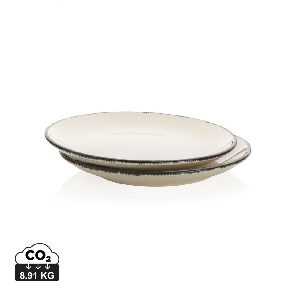 Logo trade promotional item photo of: Ukiyo dinner plate set of 2