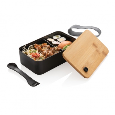 Logo trade corporate gifts picture of: RCS RPP lunchbox with bamboo lid