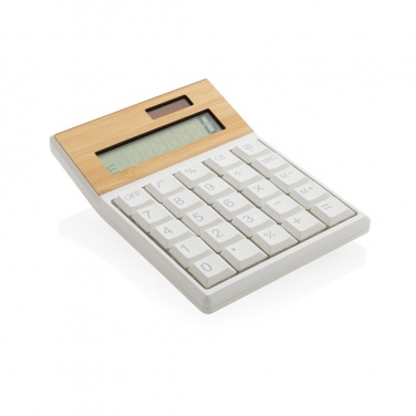 Logotrade promotional item image of: Utah RCS recycled plastic and  bamboo calculator