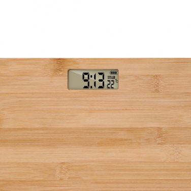 Logo trade promotional gifts picture of: Grundig Bamboo Digital Body Scale