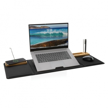 Logotrade promotional giveaway picture of: Impact AWARE RPET Foldable desk organizer with laptop stand