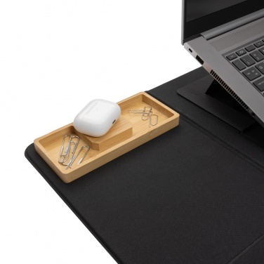 Logo trade advertising products image of: Impact AWARE RPET Foldable desk organizer with laptop stand