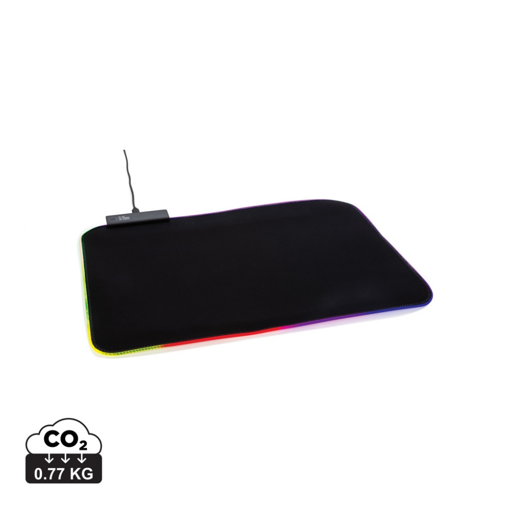 Logo trade promotional gifts image of: RGB gaming mousepad