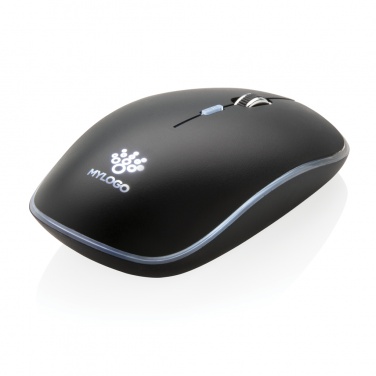 Logotrade promotional product picture of: Light up logo wireless mouse